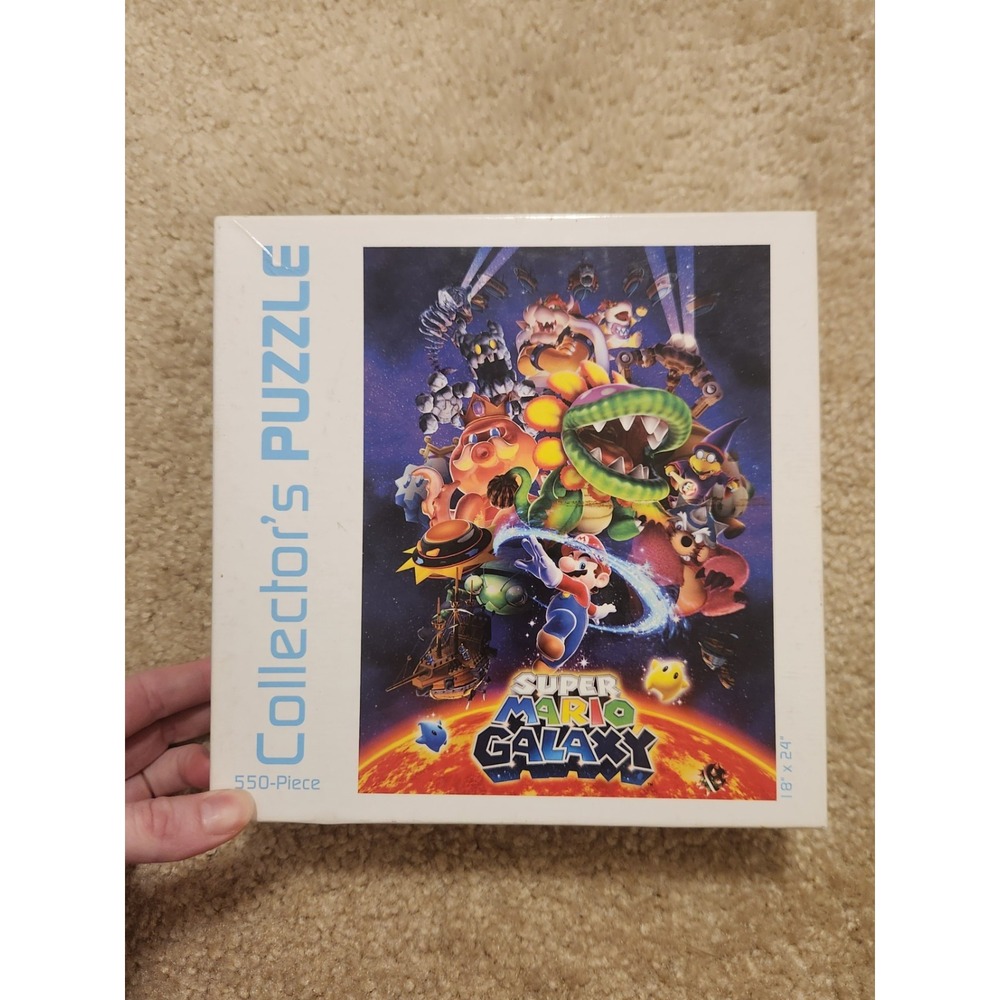 Nintendo Super Mario Galaxy Collector's Puzzle 550 Pieces 18" x 24"